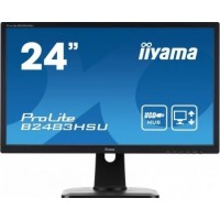 Monitor LED 24 Iiyama ProLite B2483HSU-B1DP Full HD 2ms Negru